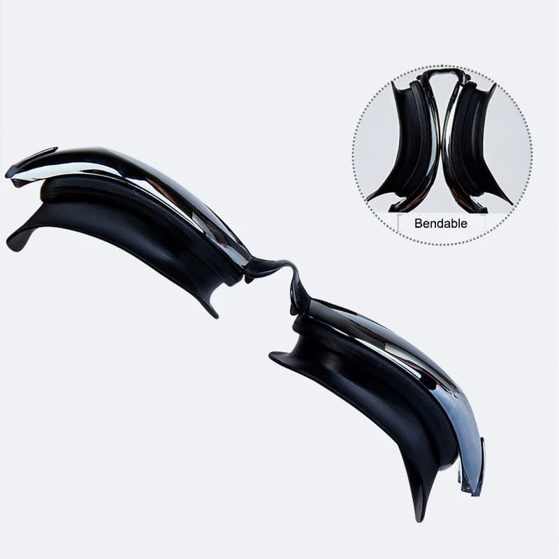 Lunettes de natation myope professionnelles - Modèle étanche anti-buée avec protection UV et bouchons