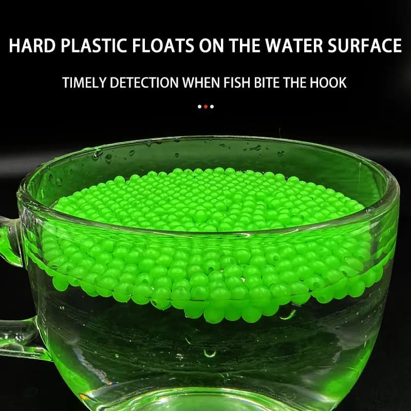Perles lumineuses pour pêche 1000 pièces - accessoires pour lignes de pêche au poisson-chat et appâts