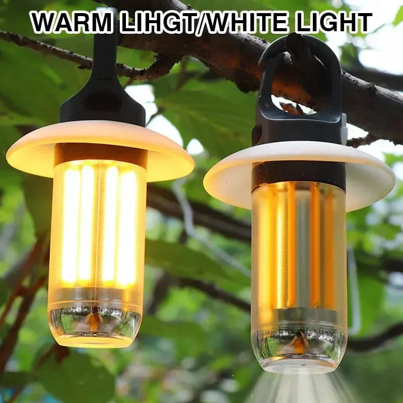 Lampe de camping rechargeable Heinast 5 modes, torche légère pour tente, randonnée, pêche nocturne et patio