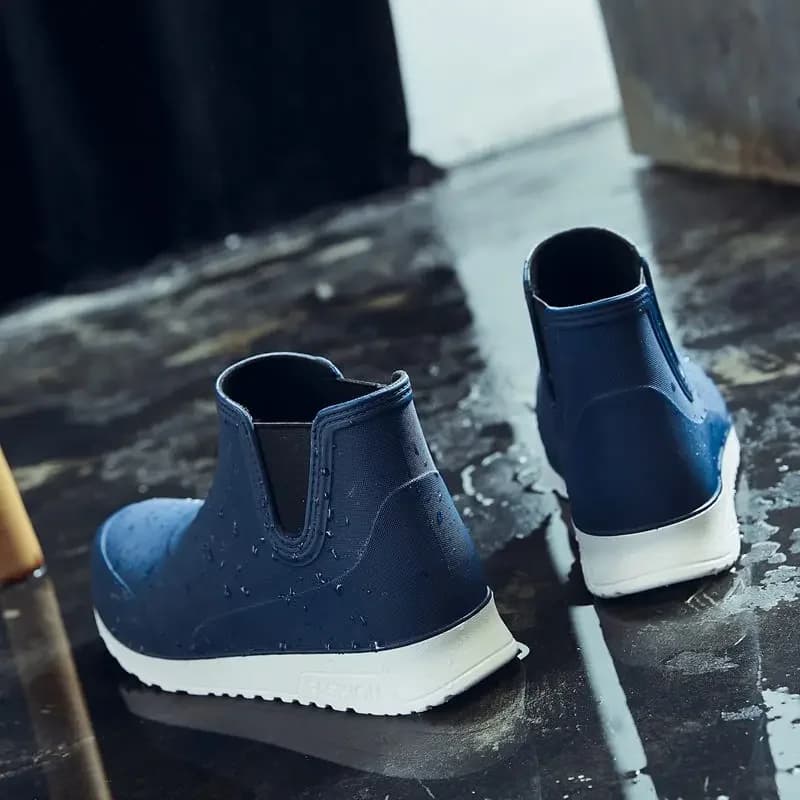 Bottes randonnée pêche homme poids léger plage antidérapantes durables imperméables caoutchouc