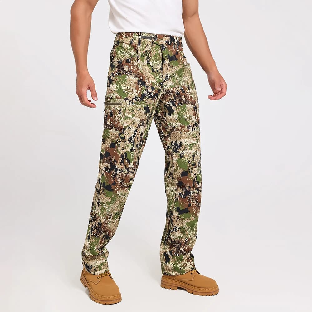 Pantalon jungle camouflage de qualité pour chasse et pêche - Tenue de travail outdoor résistante