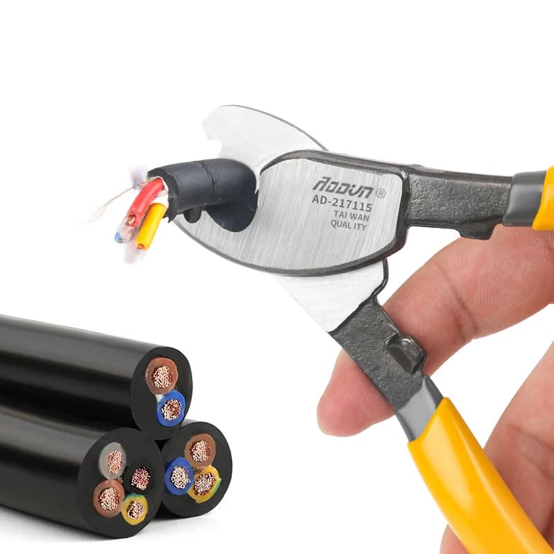 Pince coupante câbles isolée professionnelle - Ciseaux câbles électriques pour pêcheurs