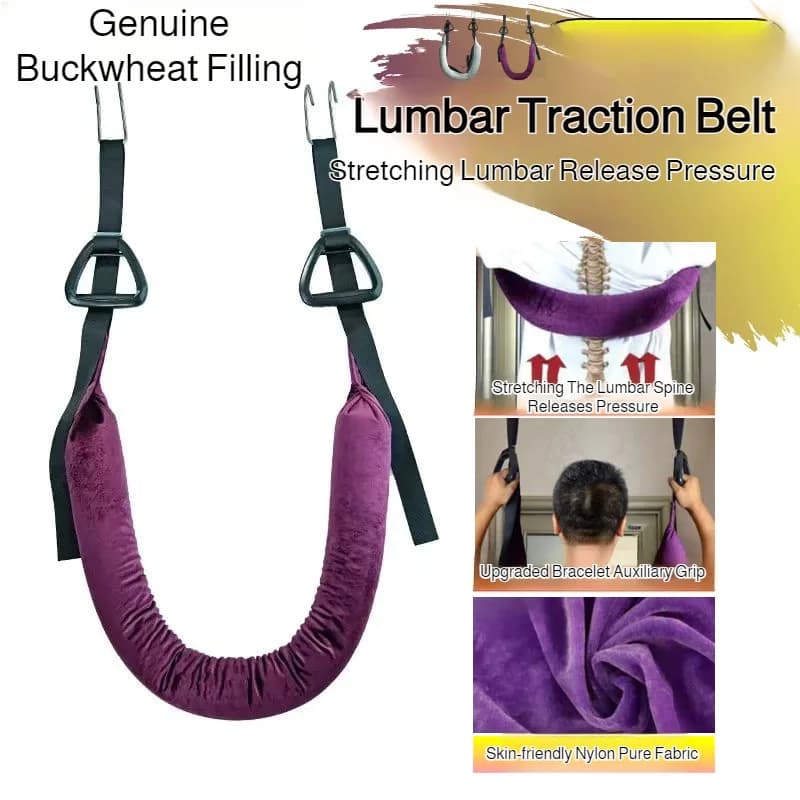 Ceinture lombaire de traction vertébrale pour soulager les douleurs dorsales et améliorer la posture