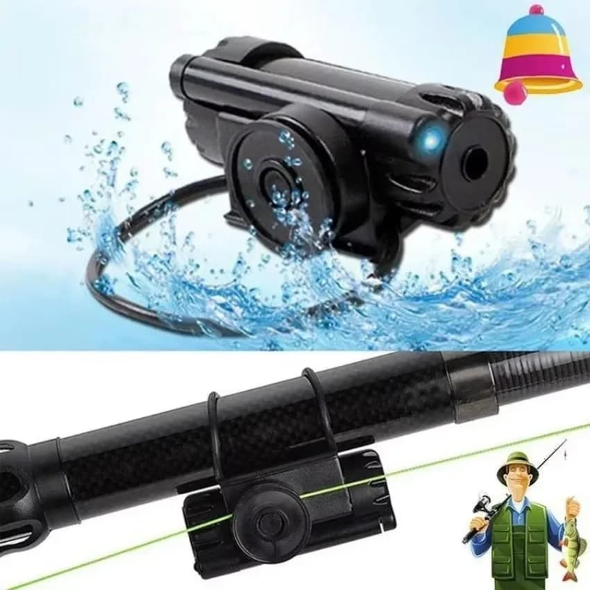 Alarme électronique automatique étanche pour pêche en mer avec détection par fil de rappel