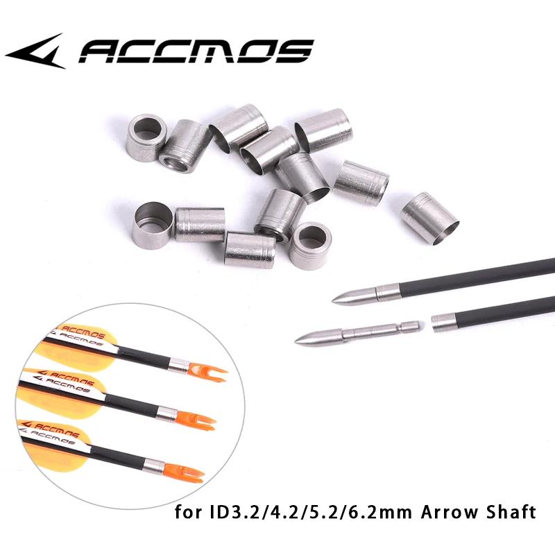 Colliers en acier inoxydable pour flèches de pêche - Protection anti-explosion pour shafts 3.2 à 6.2mm