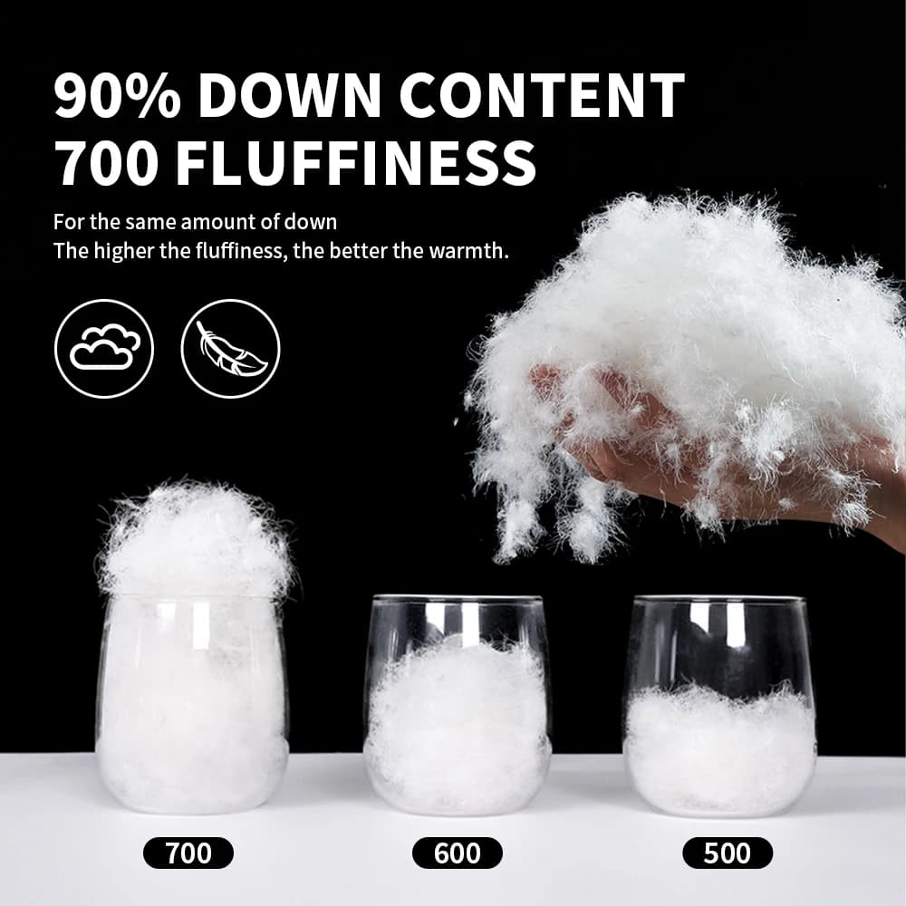 Chaussettes duvet d'oie imperméables coupe-vent chaudes pour randonnée hiver outdoor légères unisexe