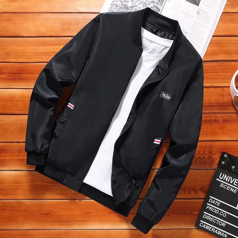 Veste légère homme pêche printemps automne coupe-vent poches zip décontractée pêche sportive
