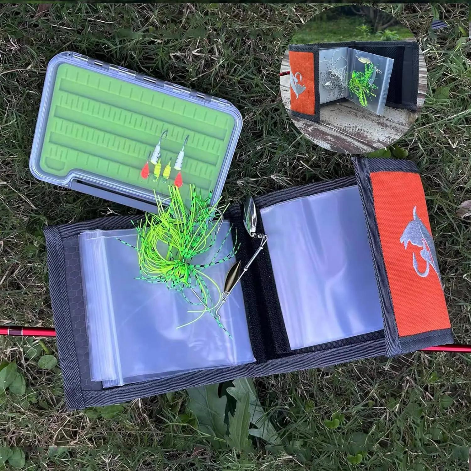 Portefeuille pêche Aventik 10 poches pour bas de ligne et accessoires de pêche à la mouche