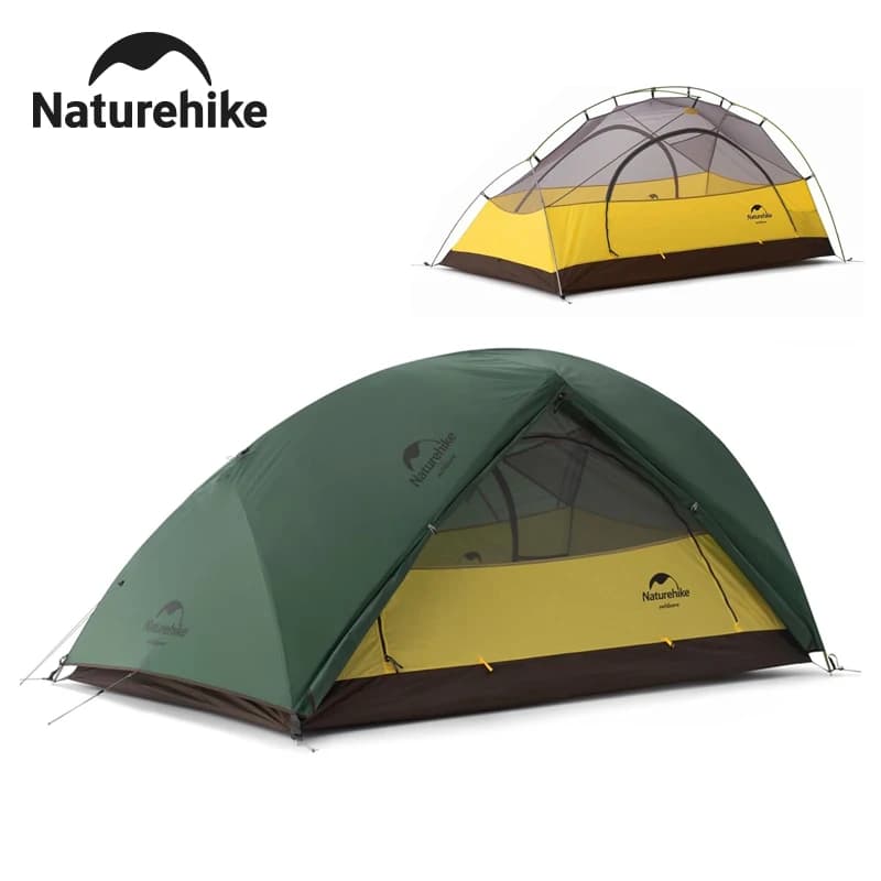 Tente 4 saisons 2 personnes Naturehike Star-River waterproof pour pêche et randonnée