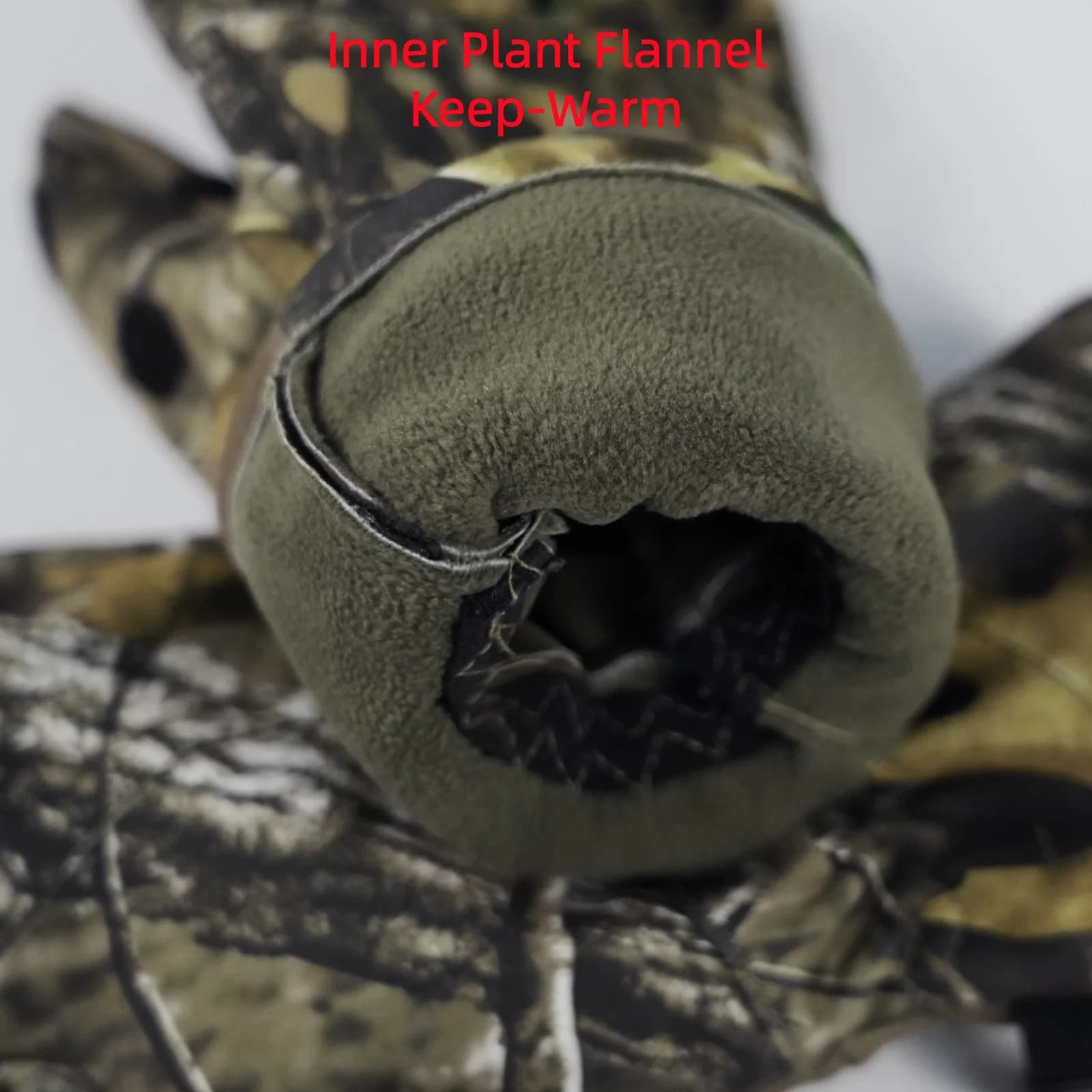 Gants de chasse camouflage thermiques imperméables - Confort hivernal pour pêche et randonnée
