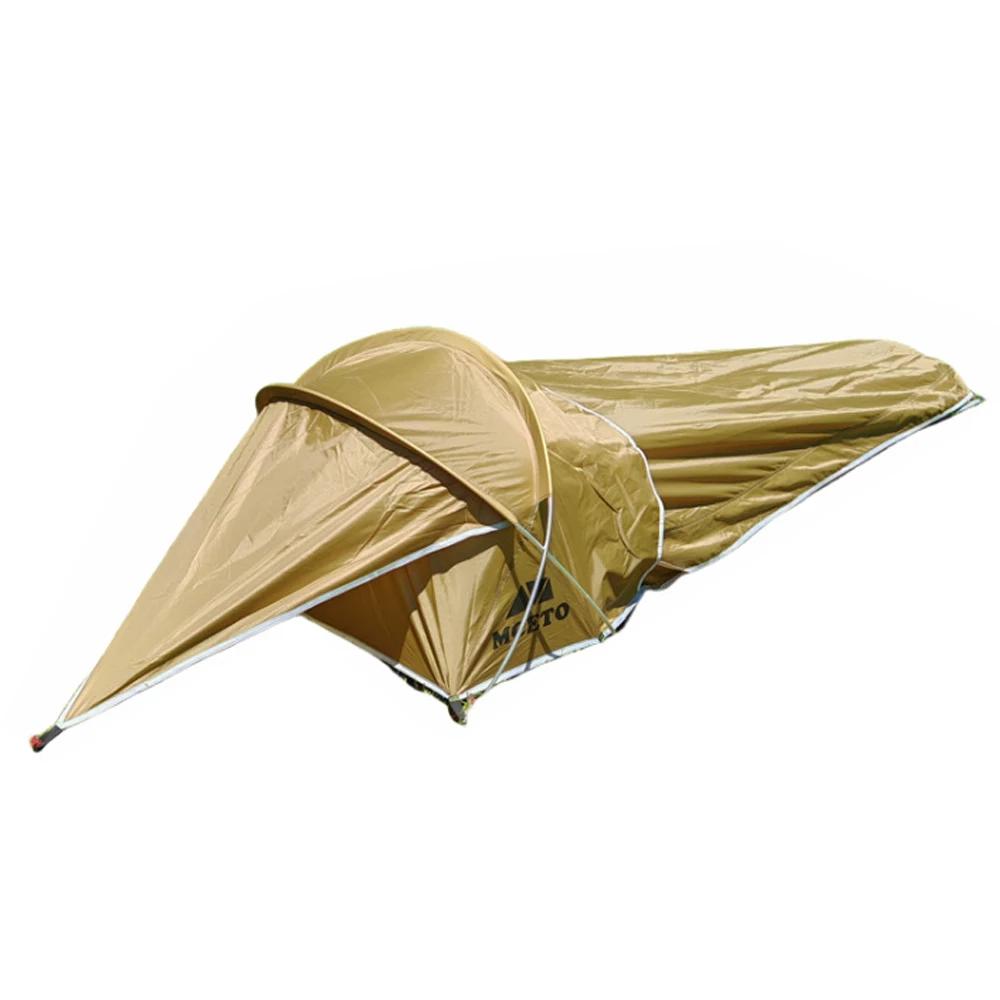 Tente tunnel 1 personne ultralégère 210D Oxford imperméable randonnée pêche camping sac à dos compacte