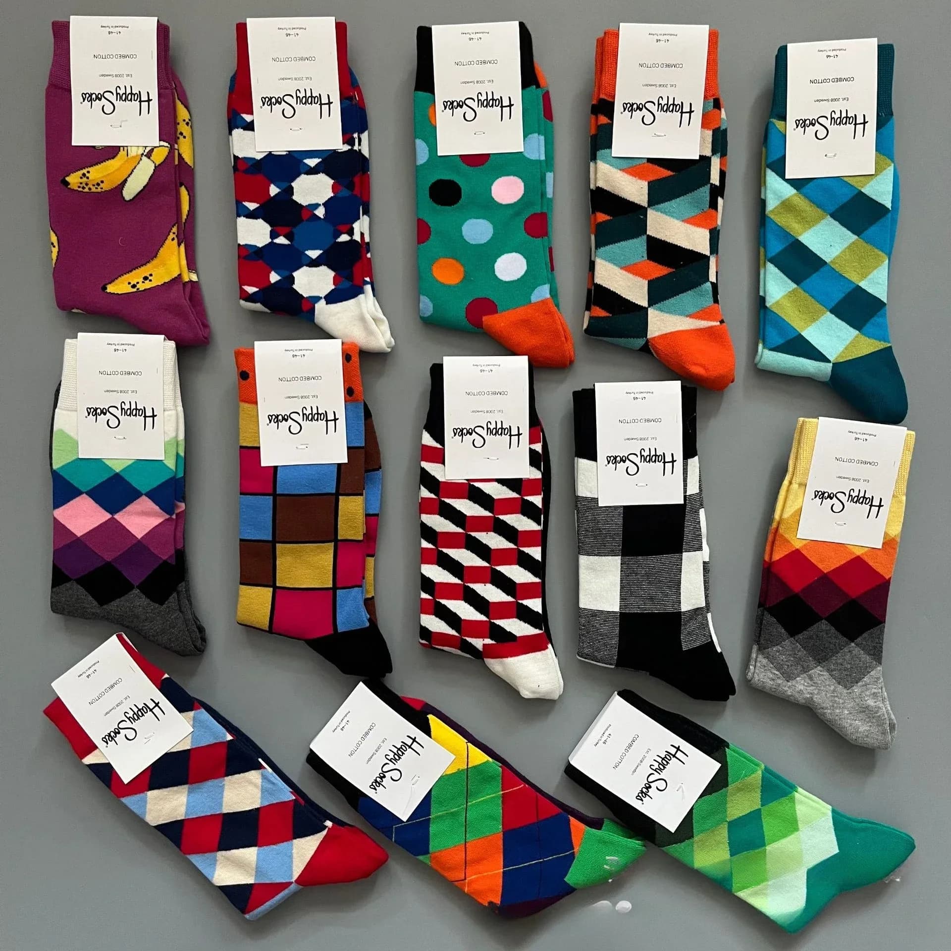 Chaussettes classiques homme coton doux taille 10-13 confort pêche journée entière