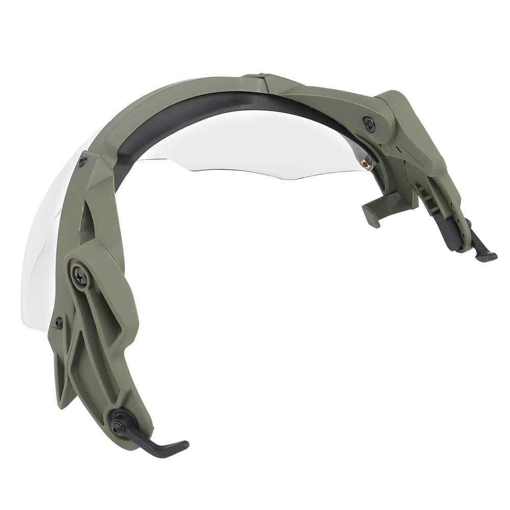 Goggles tactiques réglables pour casque de pêche - Double lentille pour protection optimale en mer