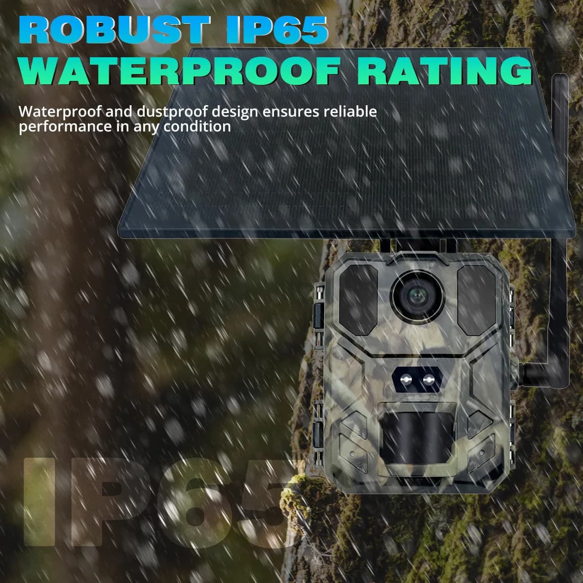 Mini900Pro caméra chasse 2K 4G contrôle APP batterie solaire lithium 130% pour pêche observation