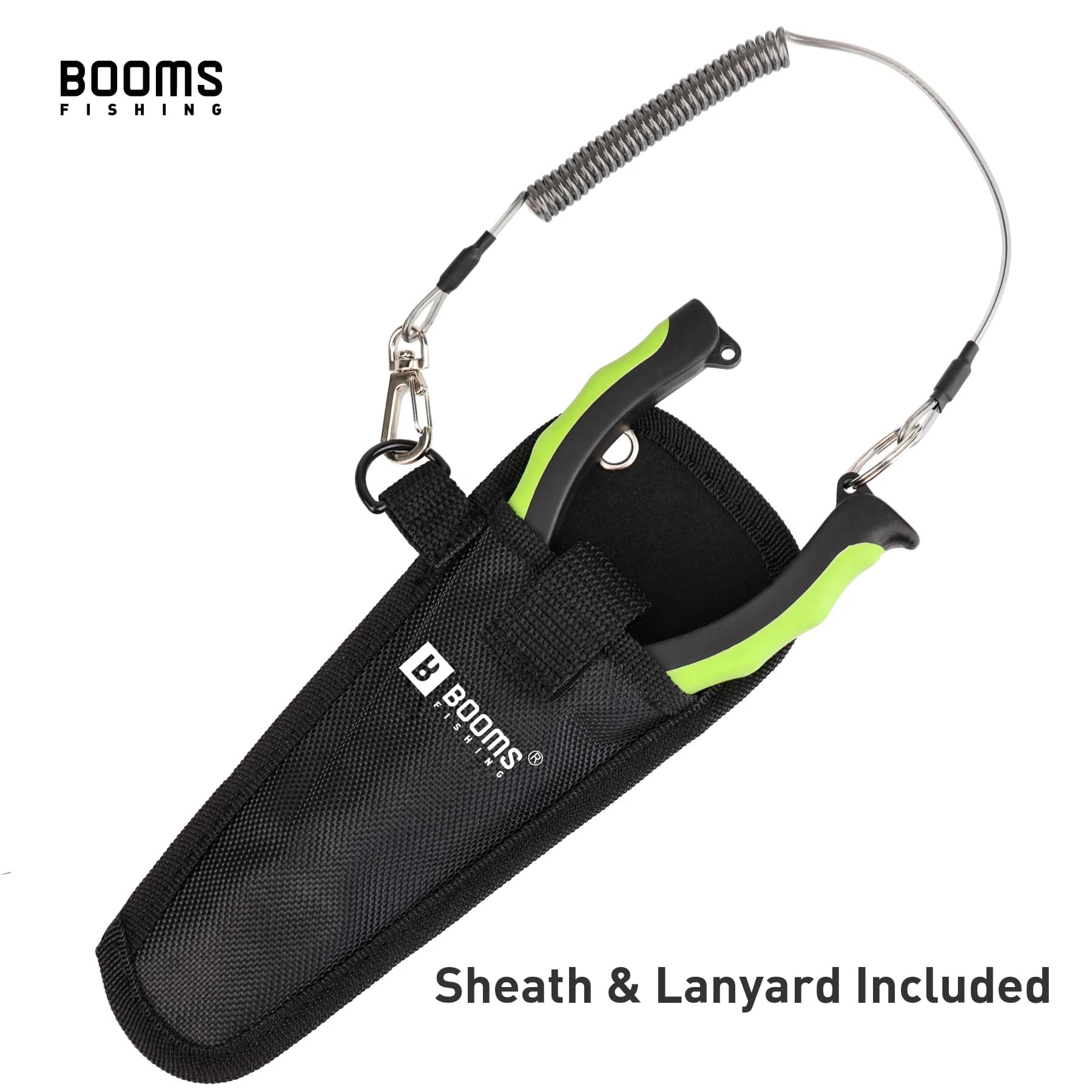Pinces multifonctions pêche F03 Booms Fishing 23,5 cm acier inoxydable coupe-ligne et ciseaux