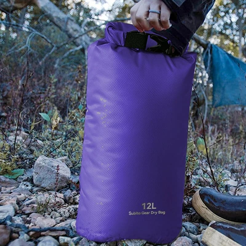 Sac étanche ultra-léger 3L à 35L rafting kayak natation randonnée aquatique rangement vêtements secs