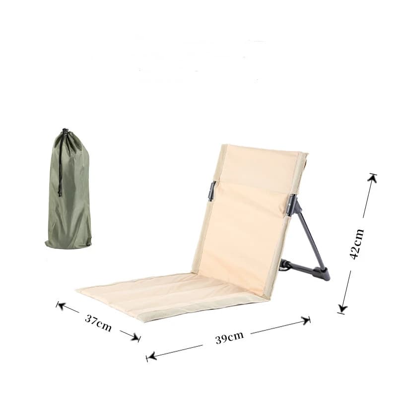 Chaise pliante camping métal avec coussin dossier paresseux pour jardin parc plage portable
