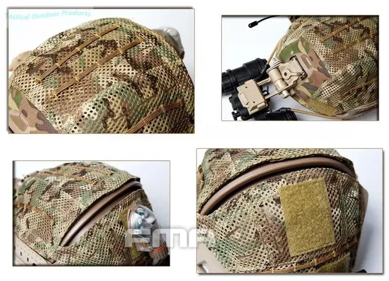 Housse mesh casque Airframe FMA - Ventilation maximale pêche été étangs