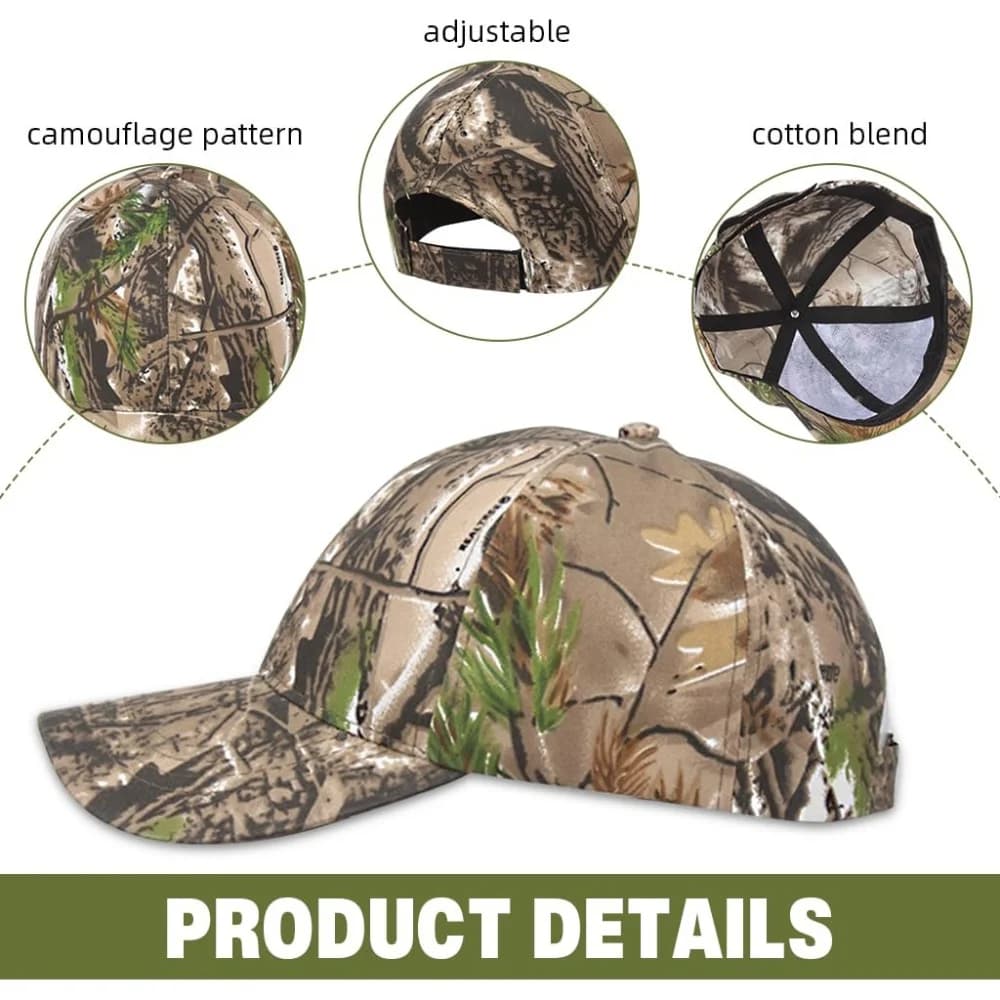 Casquette camouflage 7 couleurs pour pêche chasse randonnée été protection solaire hommes femmes