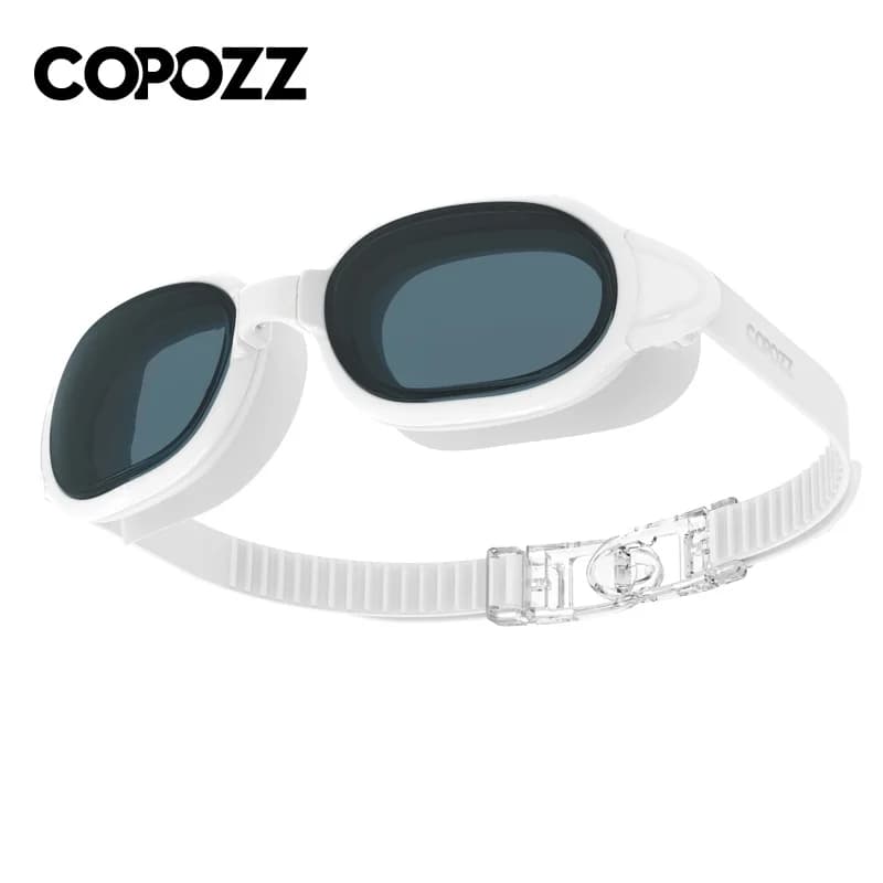 Lunettes de natation professionnelles COPOZZ anti-buée avec correction -1.5 à -7 pour adultes