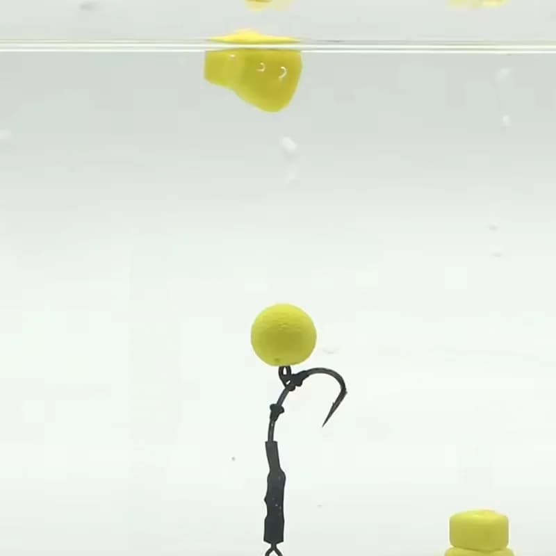 Leurres maïs flottants 50 pièces - Appâts artificiels carpe - Corns flottants pêche active