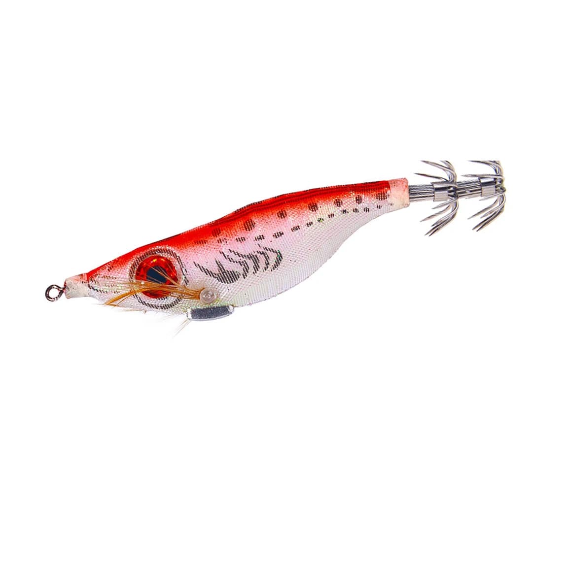 Lot de 5 leurres pêche leurre souple appât dur crevette calamar seiche octopus 9g 10cm hameçon plomb