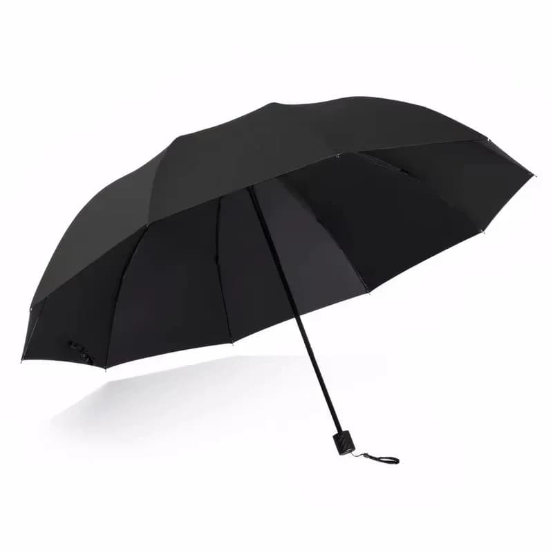 Parapluie pliant extra-large renforcé voyage : anti-vent compact professionnel maison pêche durable