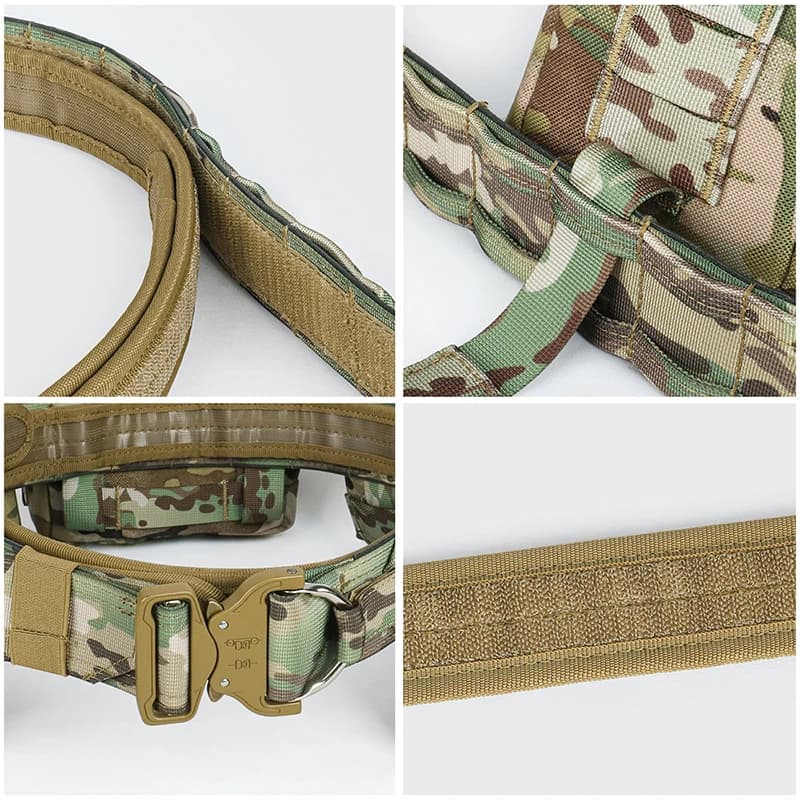 Ceinture tactique 7 en 1 ARTEX avec pochette chargeur - Équipement pêche airsoft polyvalent