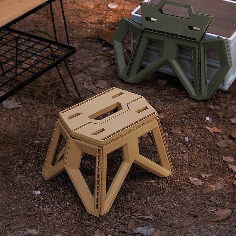 Petit tabouret pliant pêche portable haute capacité durable chaise plage camping extérieur