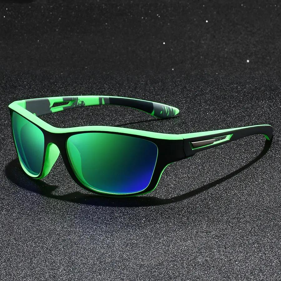 Lunettes de sport polarisées vintage pour pêche en mer - Cyclisme ski randonnée - Protection UV400 unisexe