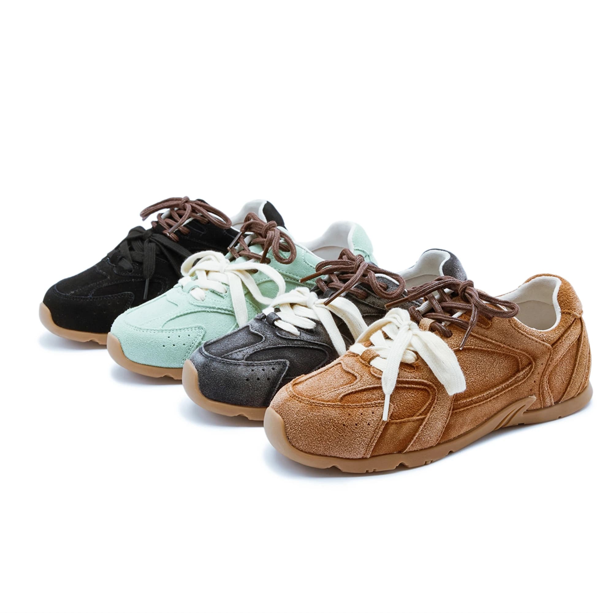 Sneakers femme cuir véritable rétro allemand fourrure hiver plats casual pour pêche confort