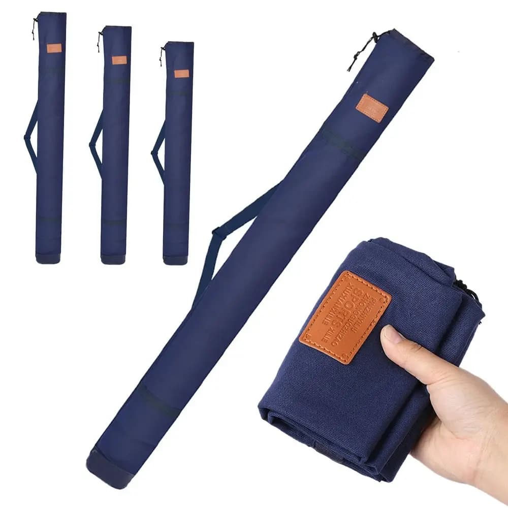 Sac de pêche pliable portable multifonction grand capacité pour matériel et accessoires de pêche