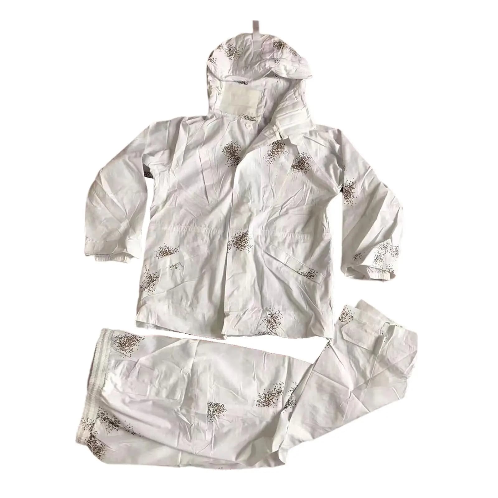 Combinaison unisexe camouflage neige pour pêche hivernale et activités outdoor