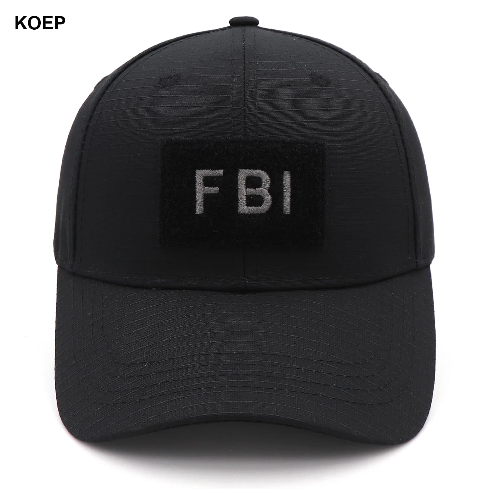 Casquette baseball camouflage FBI K-9 SWAT KOEP pour pêche jungle - Modèle tactique