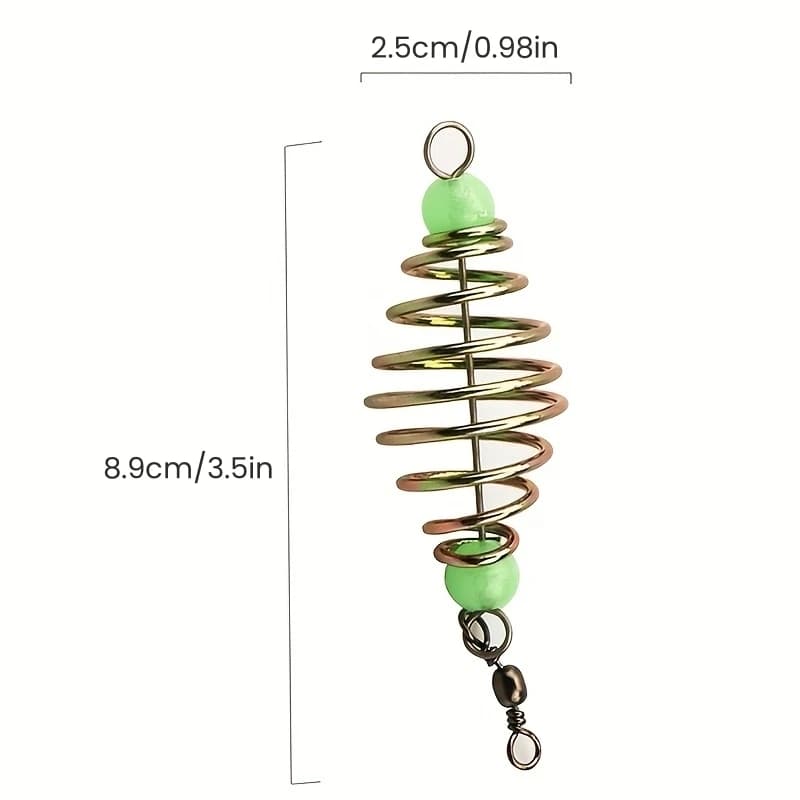 Panier amorçoir feeder 5 pièces pour la pêche à la carpe, cage appât facile à charger