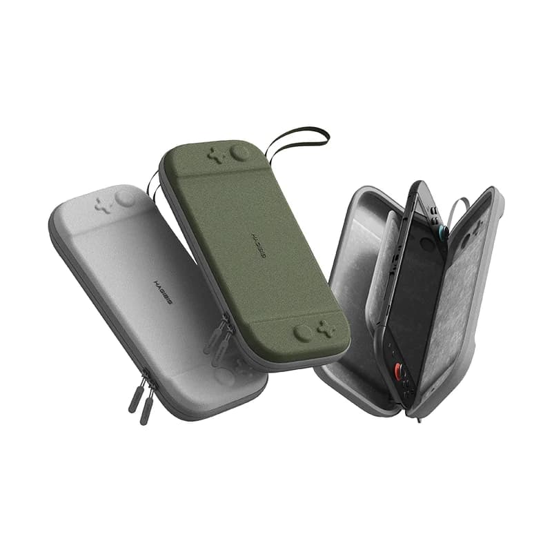 Coque rigide Hagibis Nintendo Switch - Housse de voyage coque dure protection 10 cartouches jeux