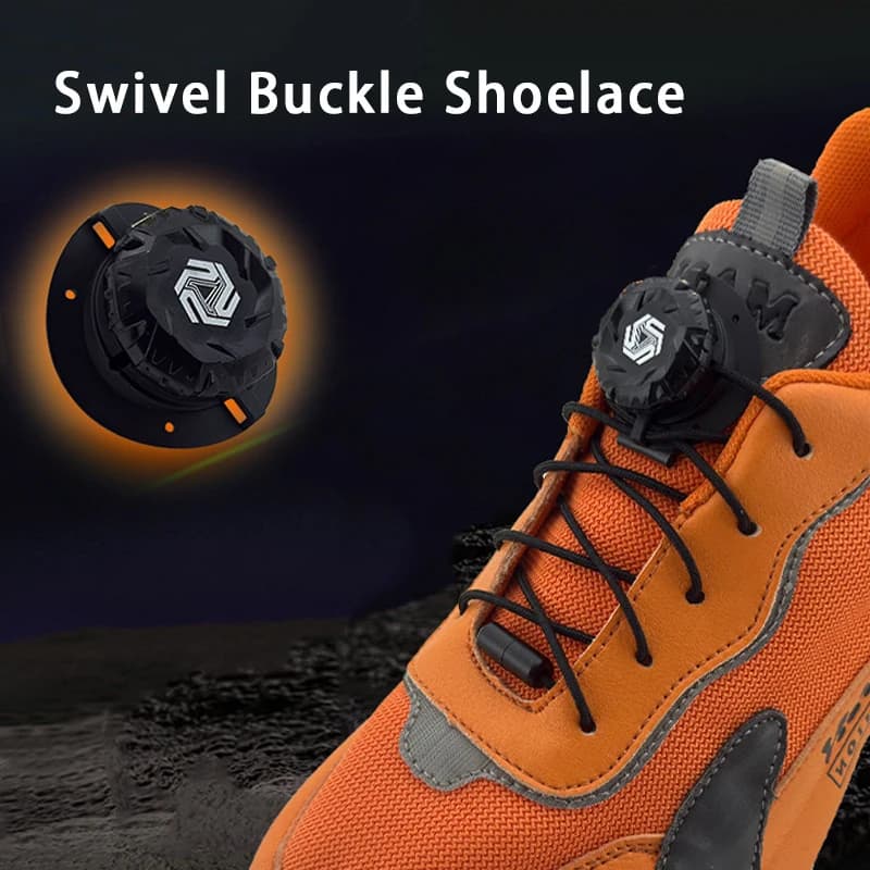 Lacets automatiques à boucle pivotante sans nœud pour chaussures, enfants adultes, idéaux pêcheurs