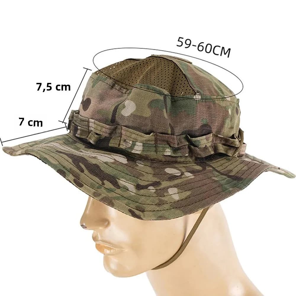Casquette PRO camouflage bord rond SINAIRSOFT - Chapeau pêche protection solaire été nouvelle génération