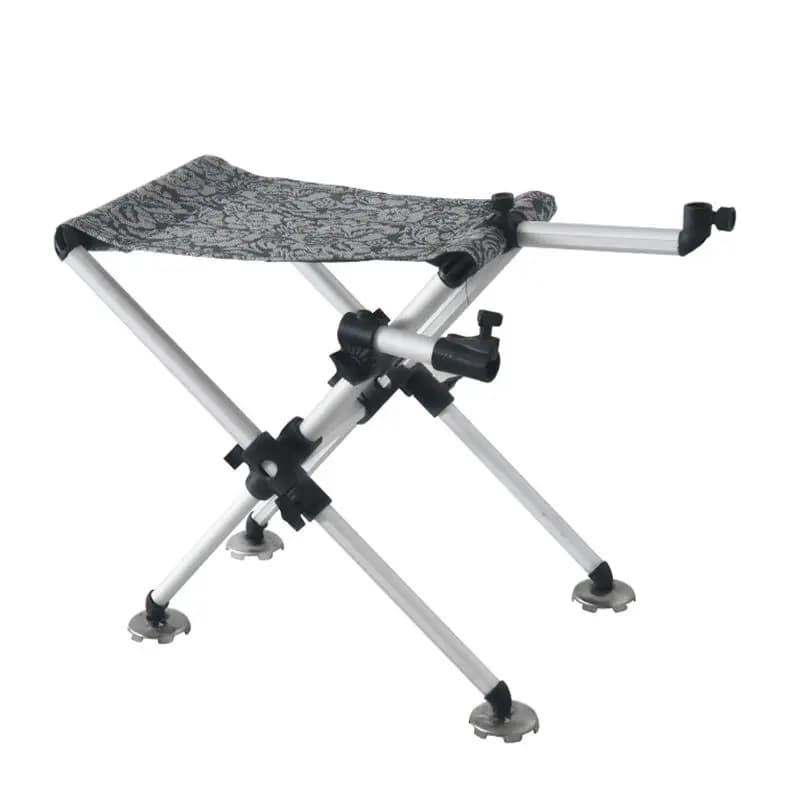 Chaise pêche aluminium pliable réglable à forte charge pour camping et pêche durable