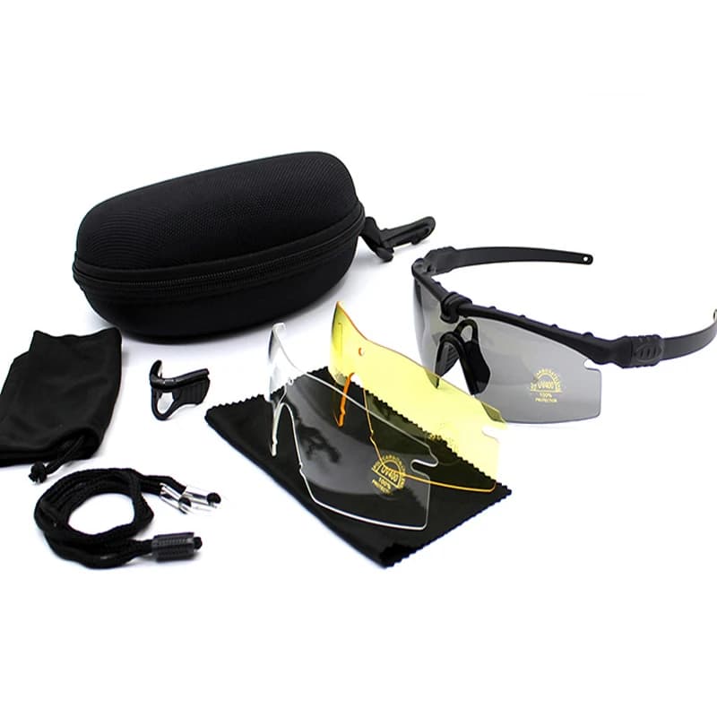 Lunettes tactiques polarisées 3.0 pour pêche au gros - Protection balistique et réduction éblouissement