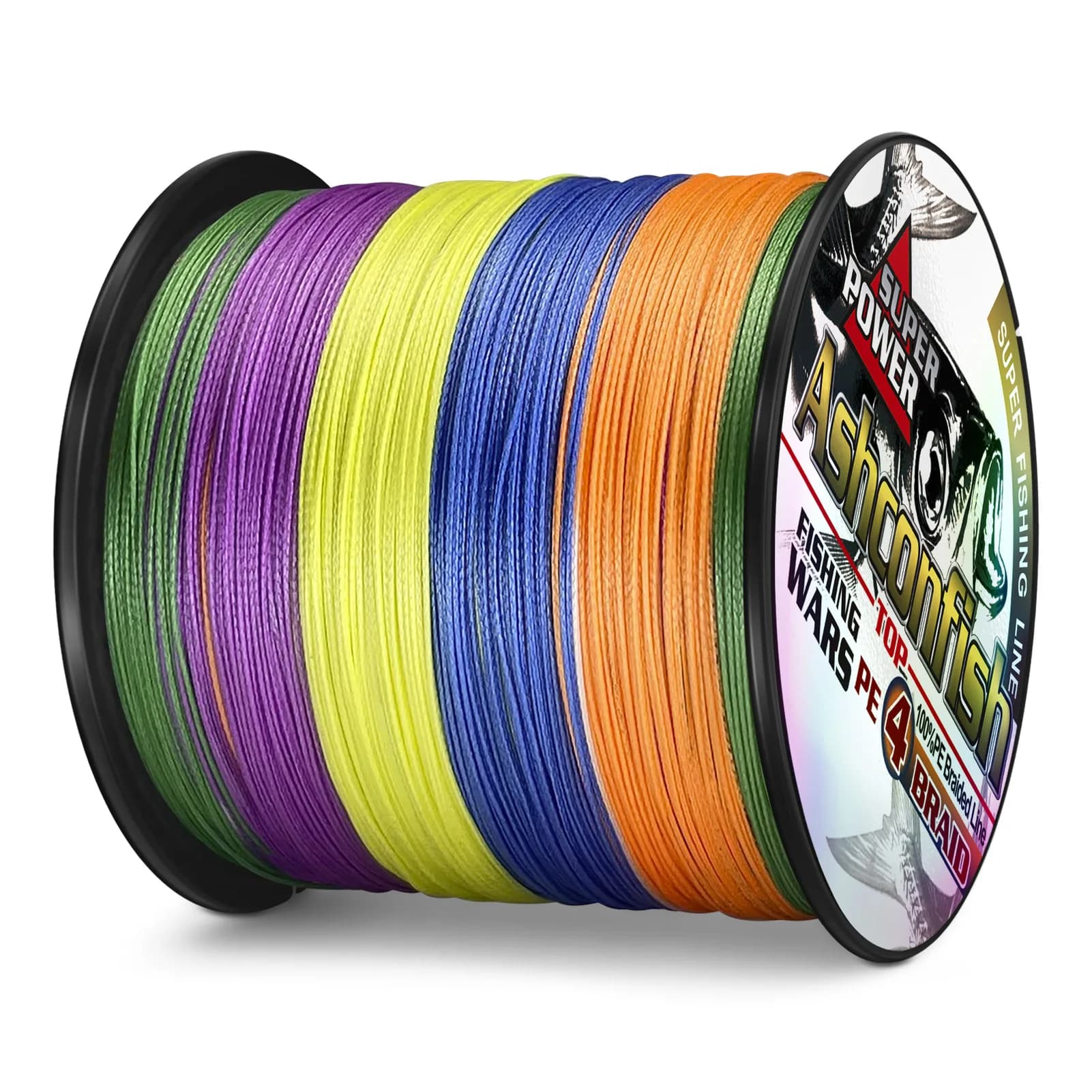 Ligne de pêche japonaise 300m multifilament PE super résistante 2LB à 100LB pour carpe et pêche sportive