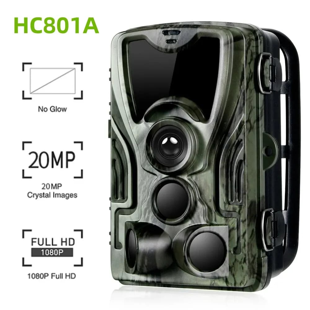 Caméra de chasse HC801A vision nocturne infrarouge détection mouvement pour observation faune extérieure