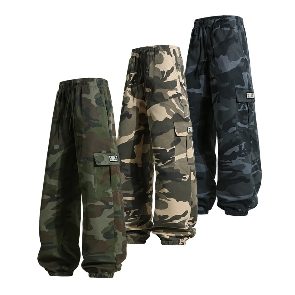 Salopette camouflage tactique pour hommes - Multi-poches qualité - Parfait entraînement pêche