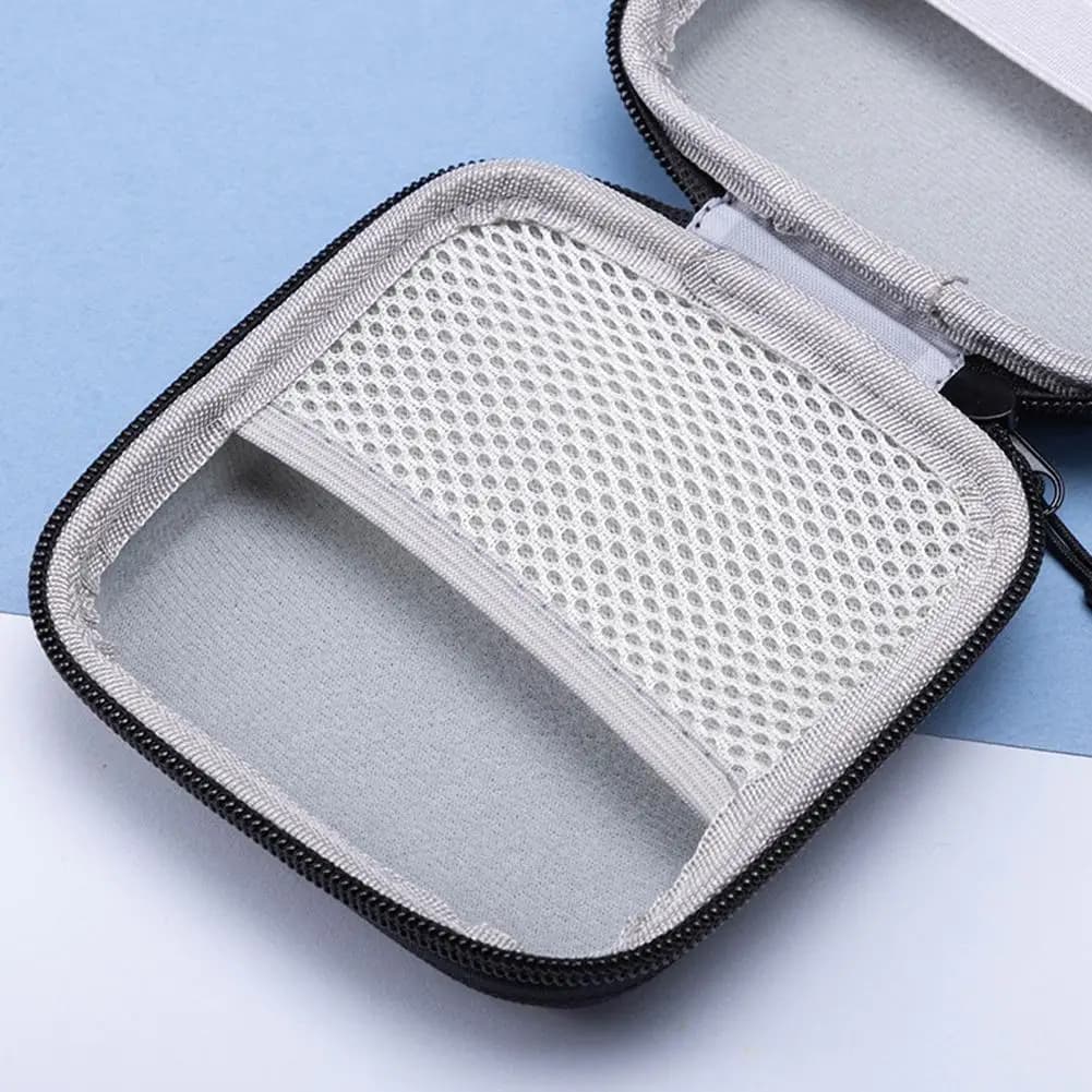 Étui coque rigide pour Anbernic RG35XX SP - Sac de protection avec compartiment câbles pour console portable