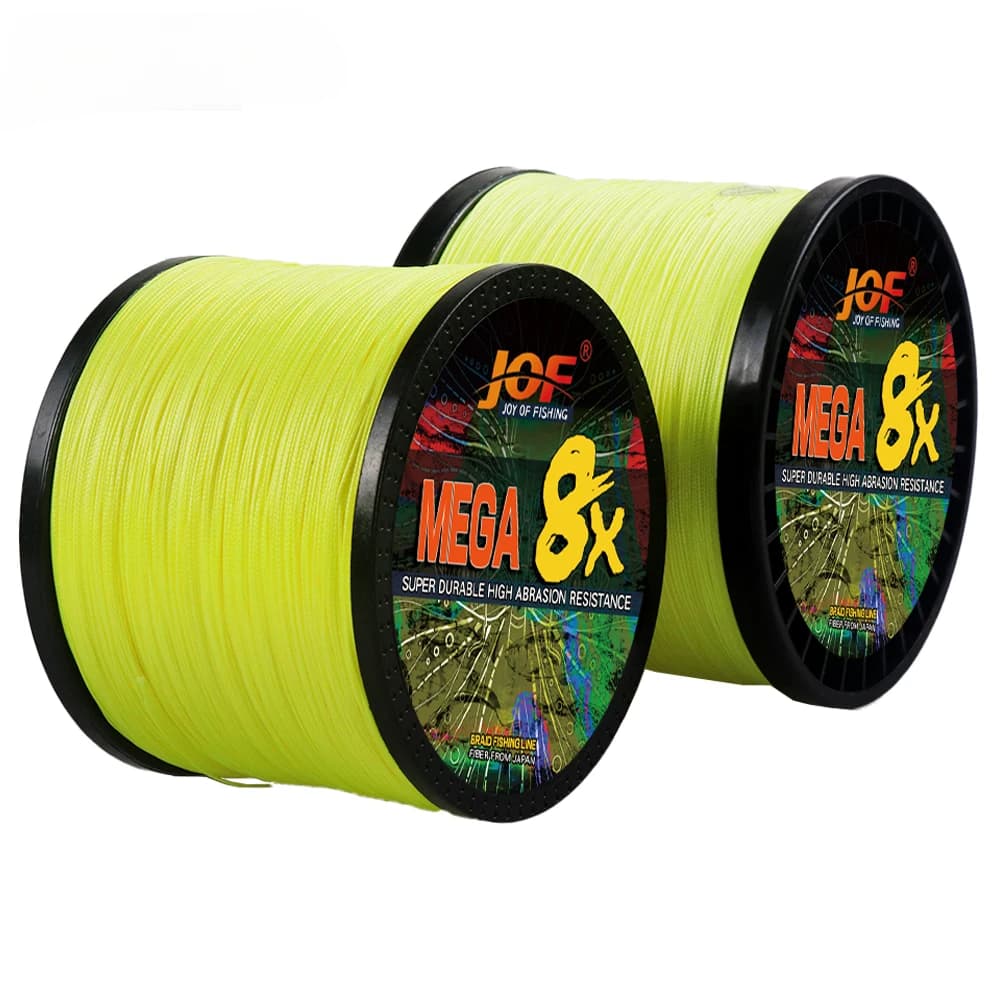 Ligne tressée JOF 8 brins 300M pour leurres - Multifilament PE 18-78LB bar carnassier carpe