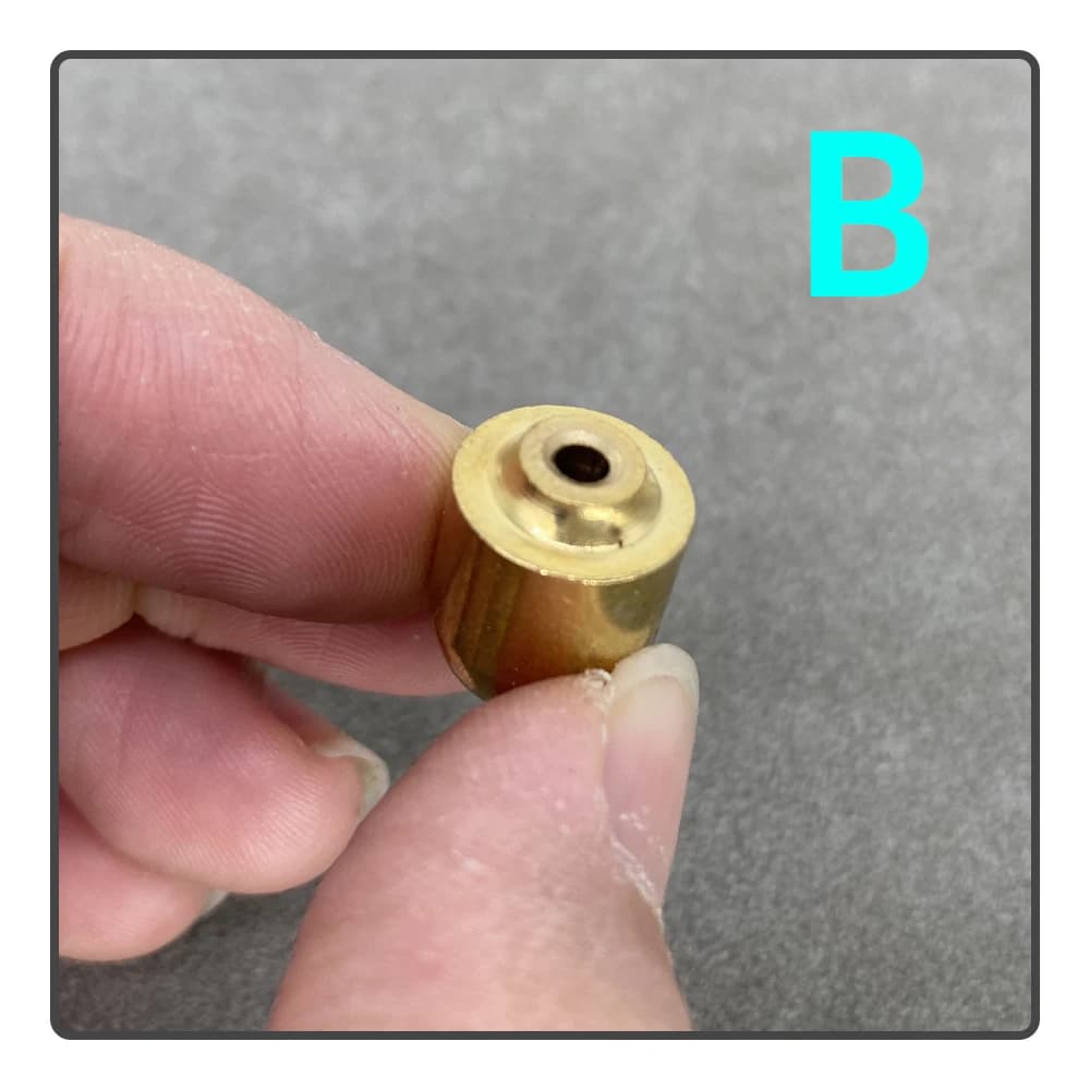 5 plombs creux en cuivre rapides pour pêche au lancer longue distance et contre-pêche