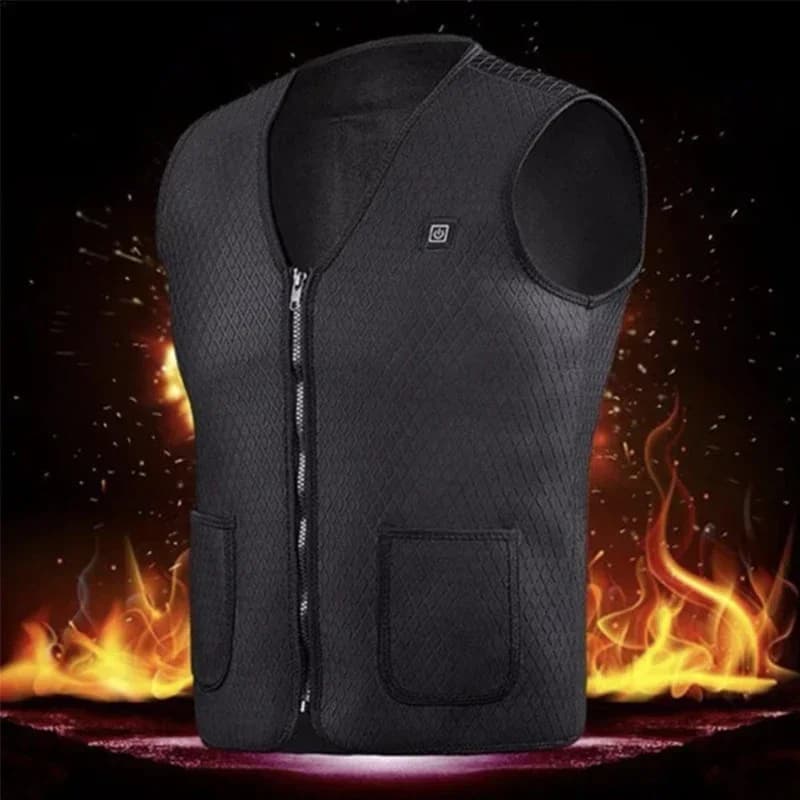Veste chauffante personnalisable UZZDSS 2024 pour la pêche et activités extérieures