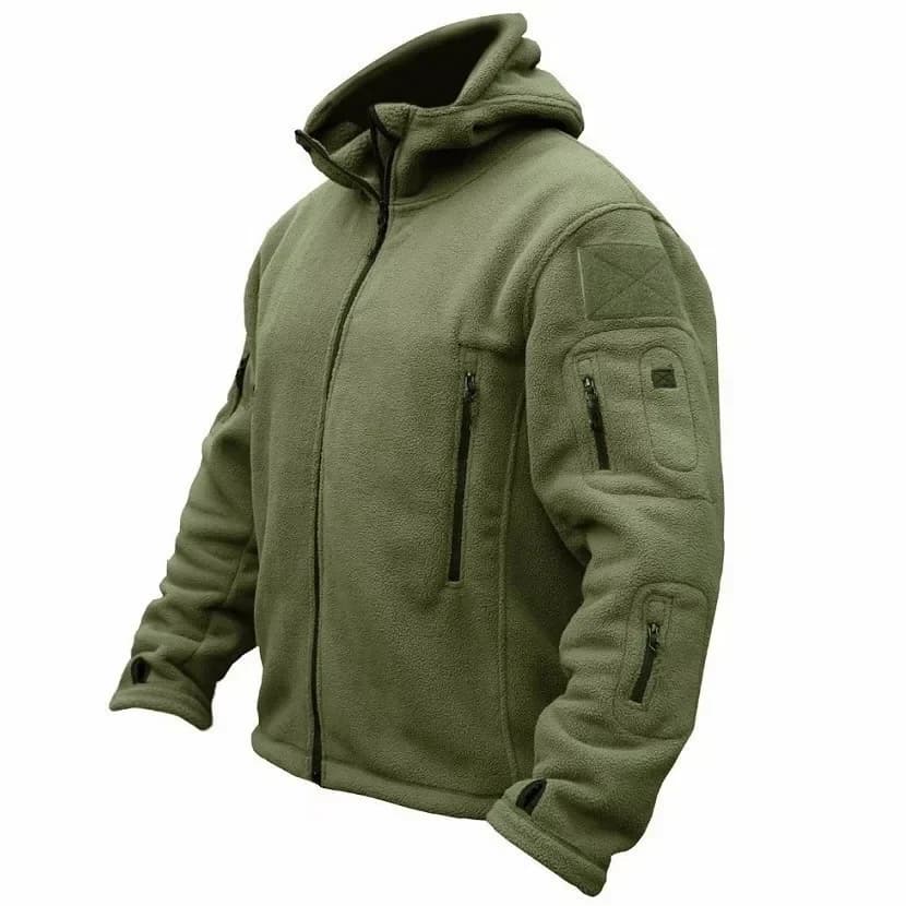 Veste polaire tactique militaire chaude pour pêche et randonnée - Veste à capuche homme outdoor