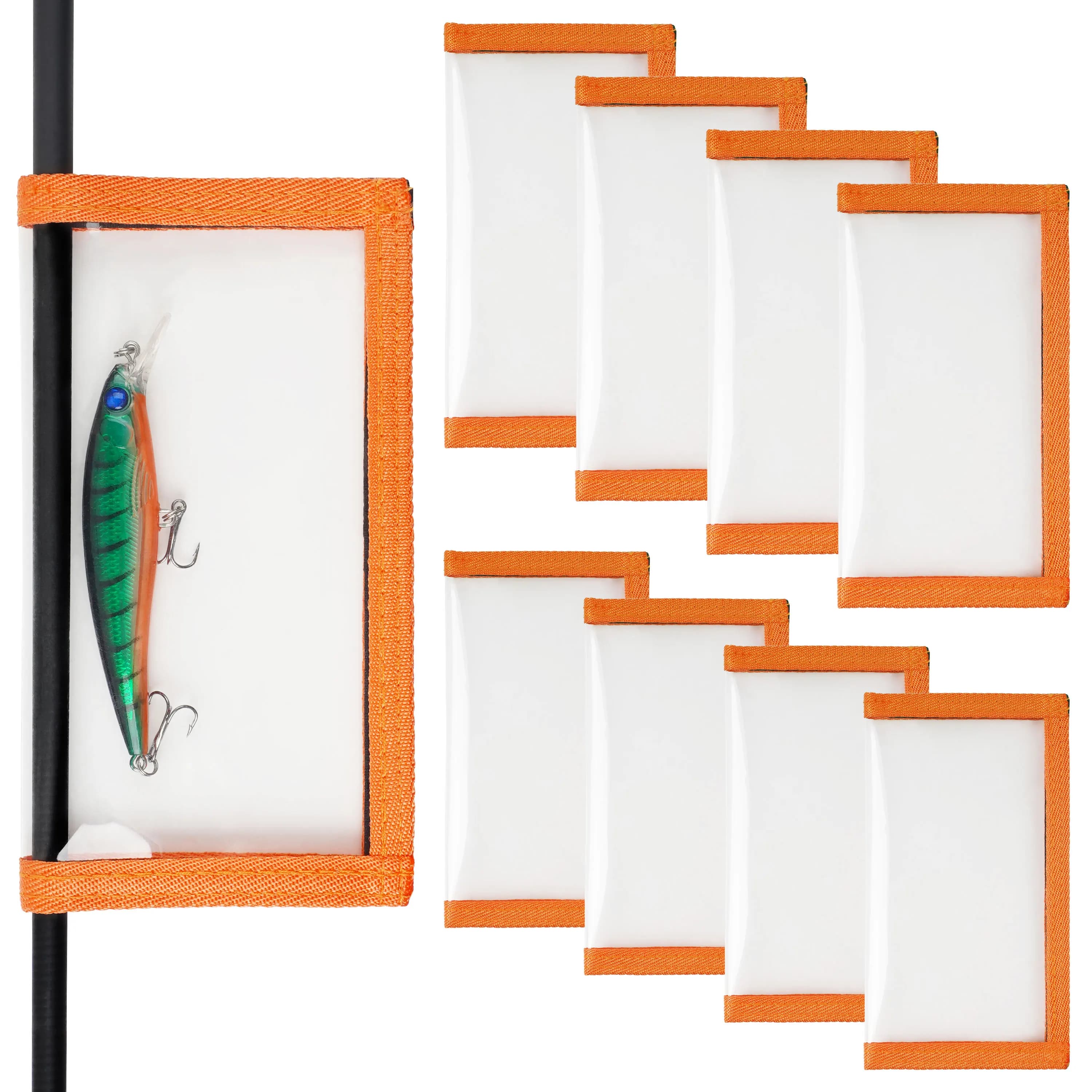 Protection hameçons pêche - Étuis PVC transparents durables pour leurres et appâts - Sécurité optimale