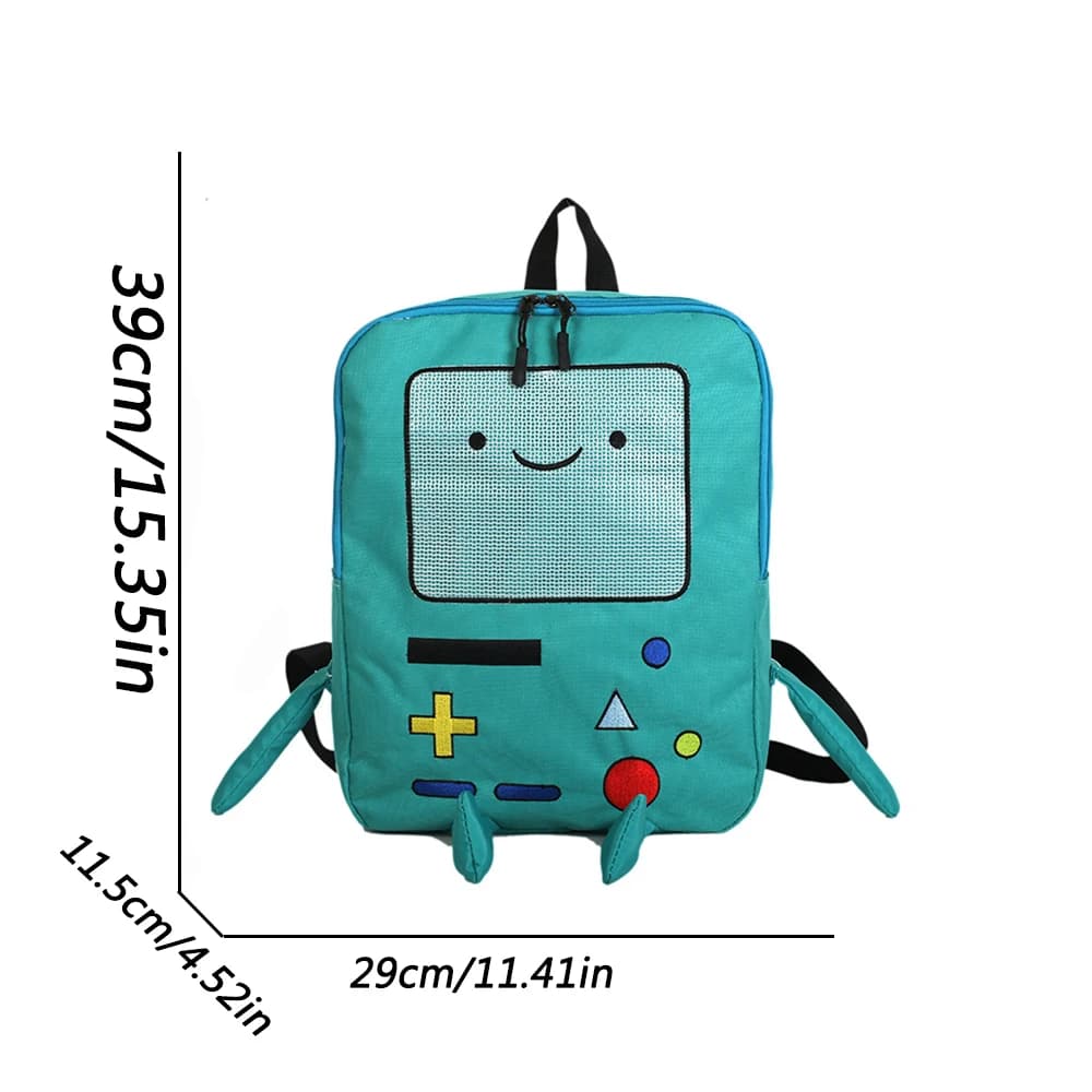 Sac à dos étudiant cartoon Adventure Time - Sac école personnalité drôle 3D original